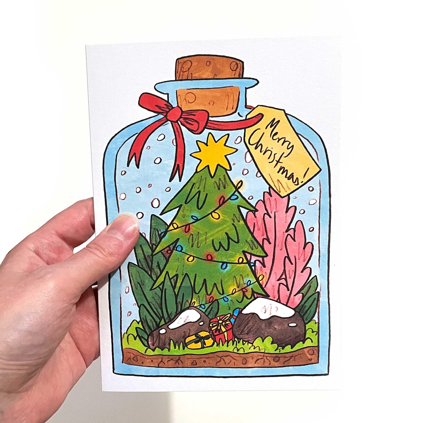 Terrarium Christmas Card