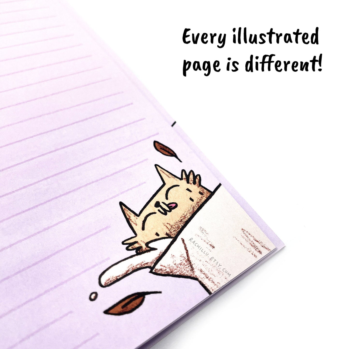 CLEARANCE Large Cats and Tea Notebook