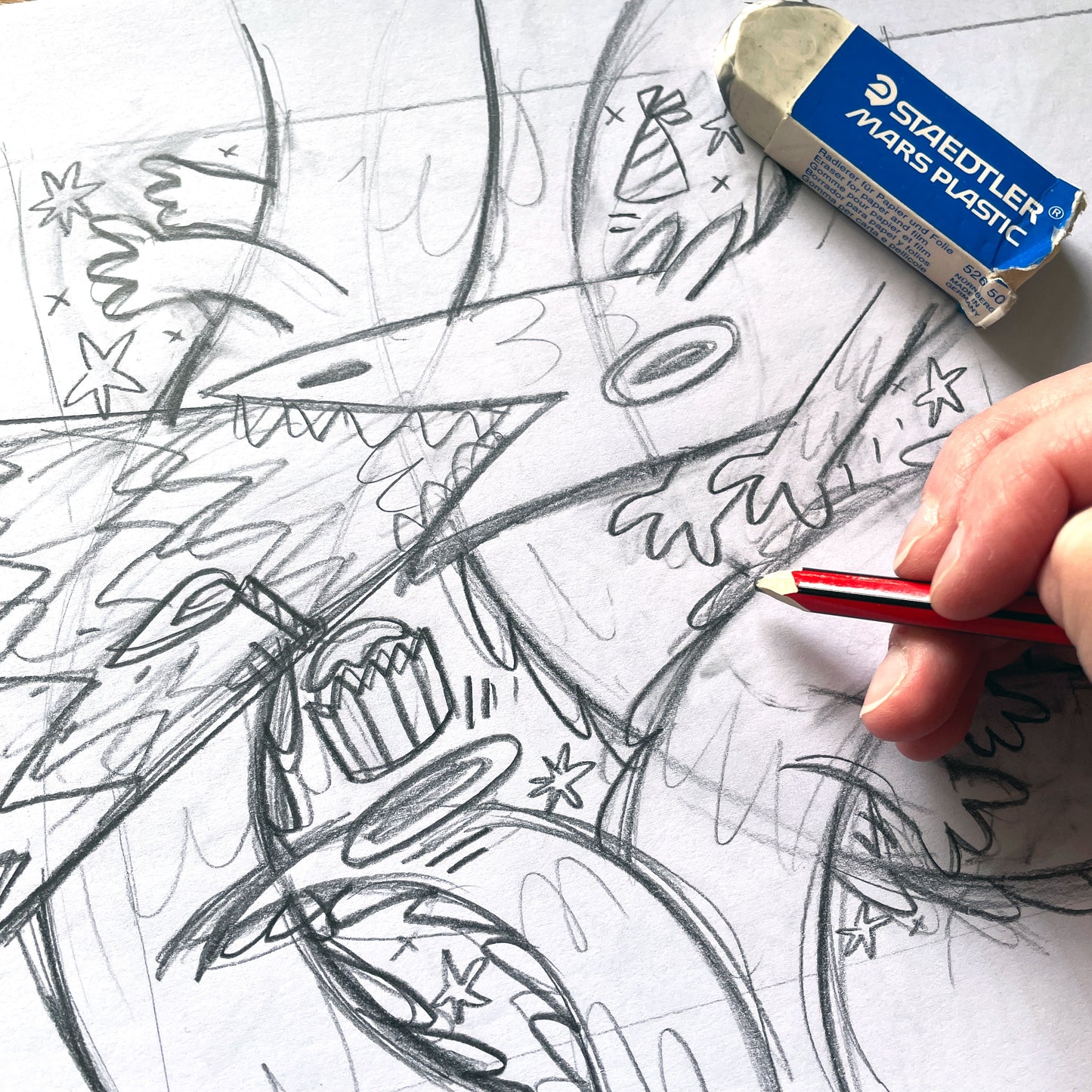 Blazing Dragon Birthday Card