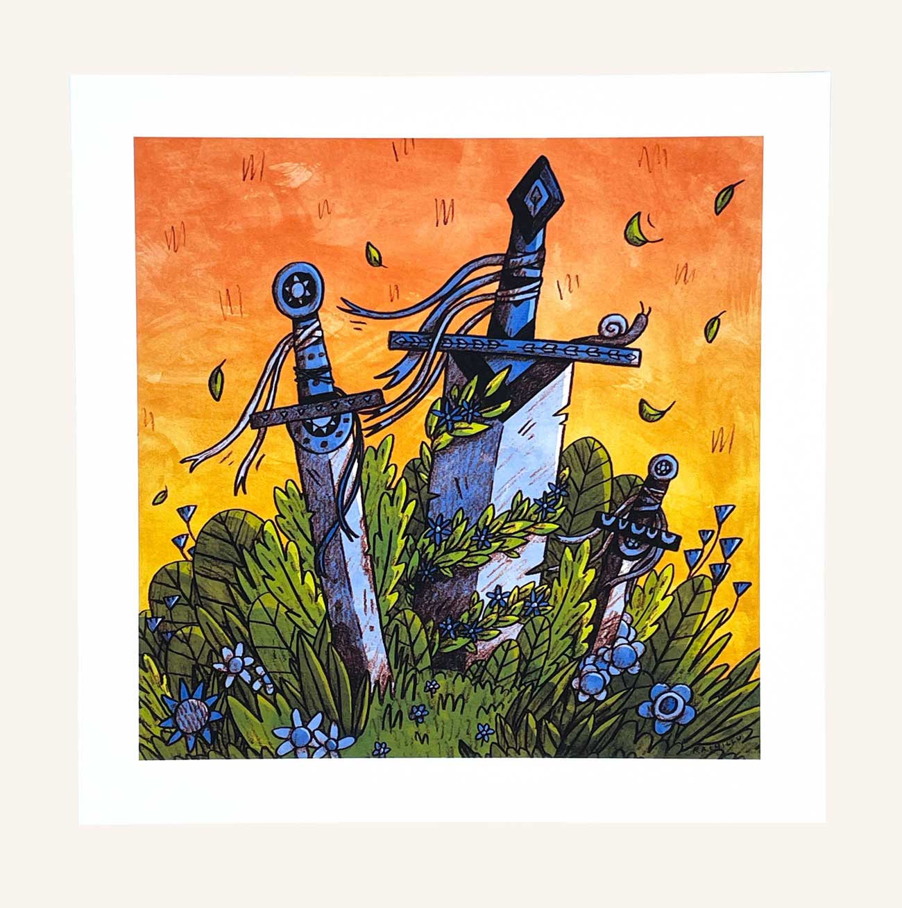 The Long Farewell Art Print