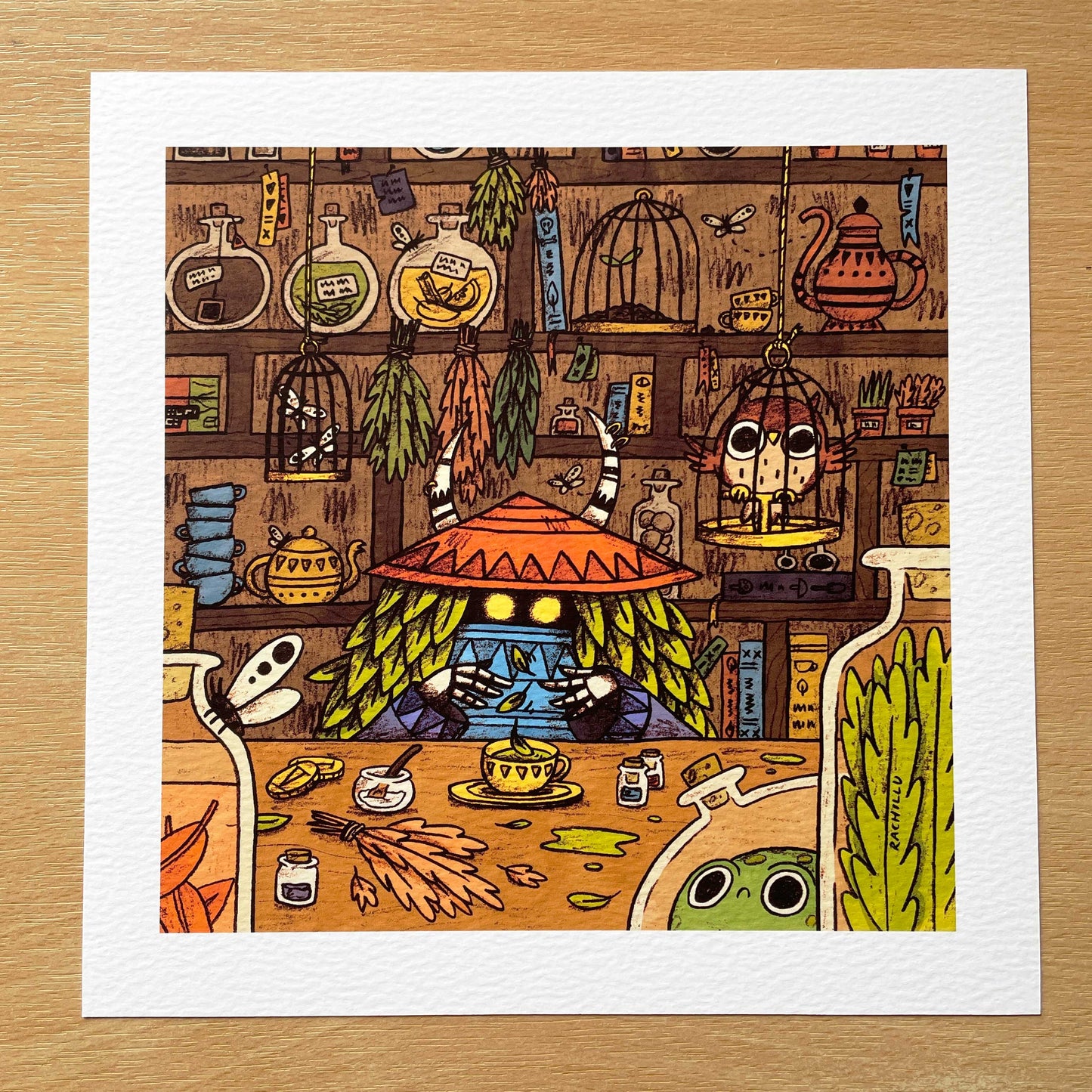 Tea Demon art print