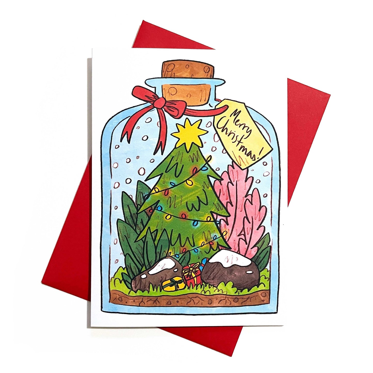 Terrarium Christmas Card