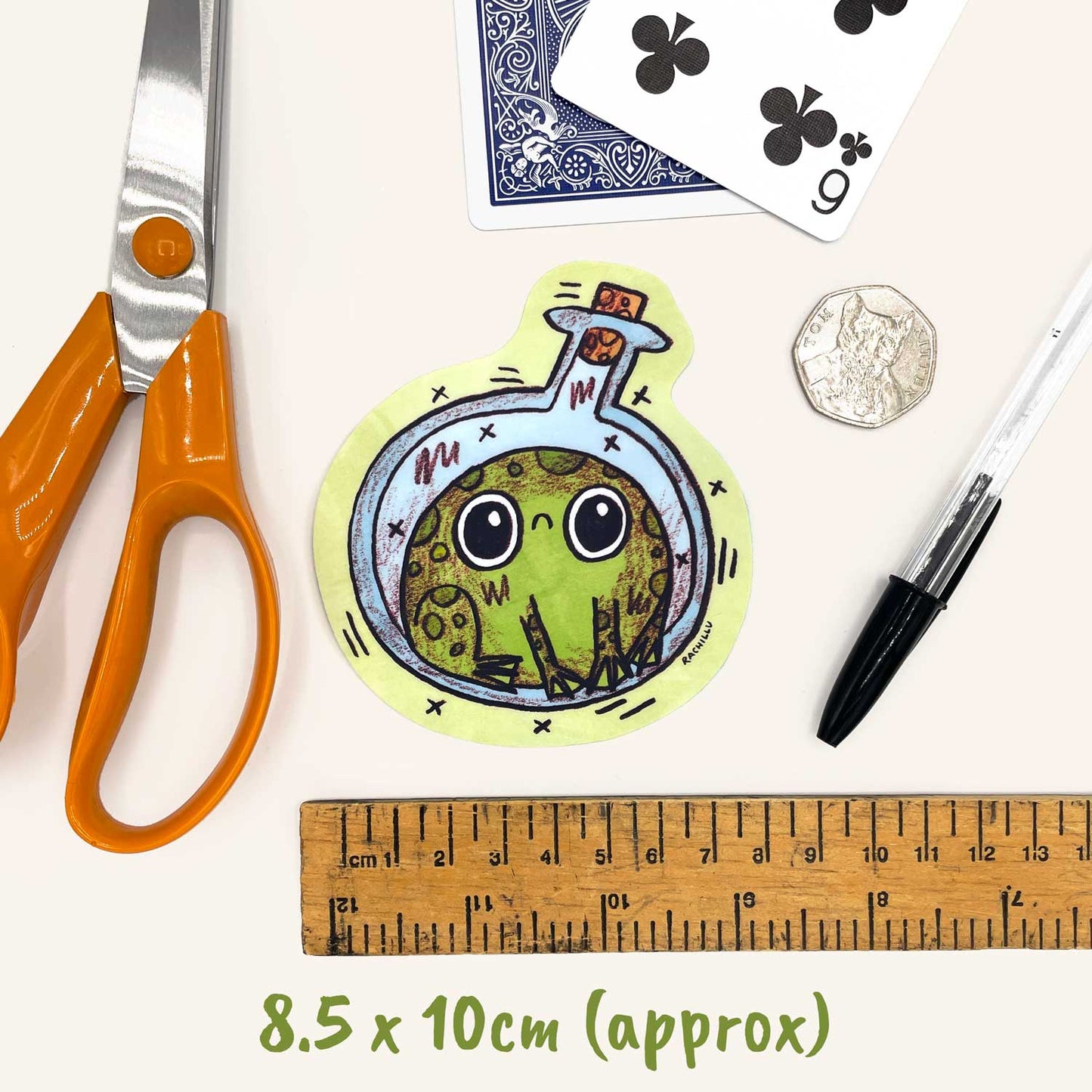 Sad Frog Sticker