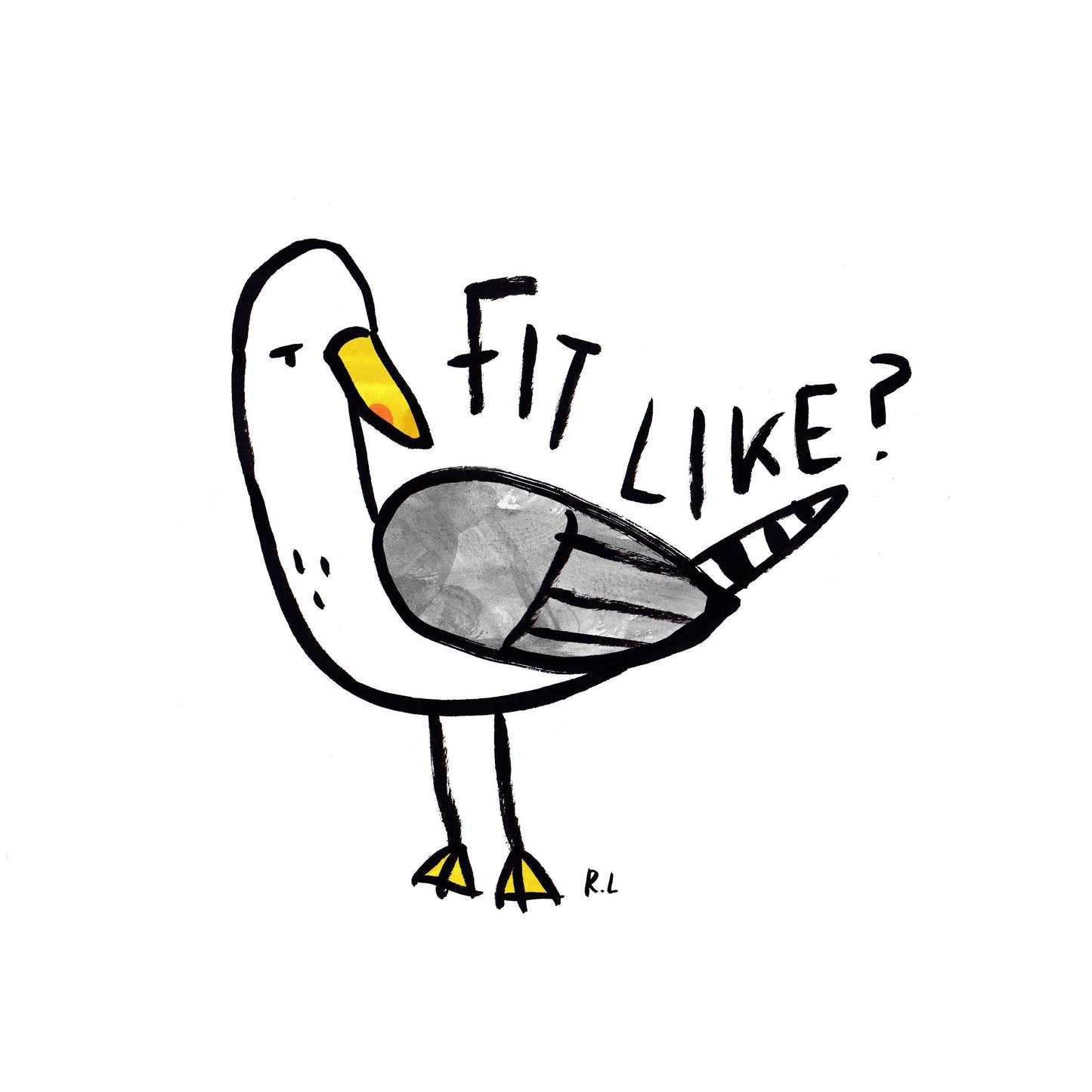 Fit Like greetings card