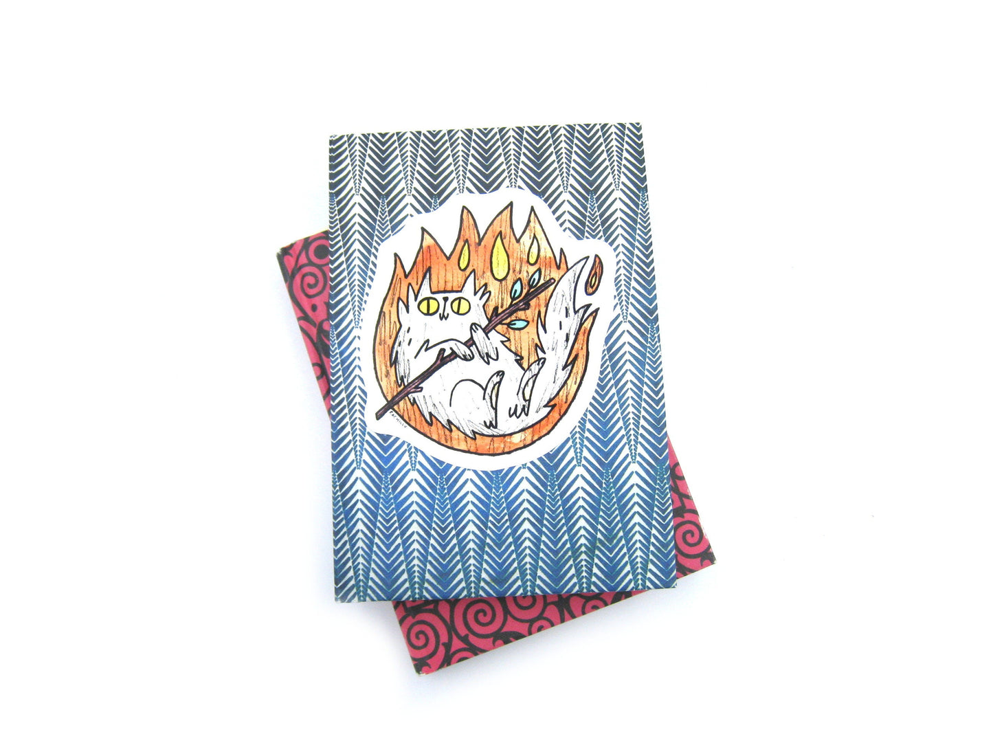 Wand Cat Tarot Sticker