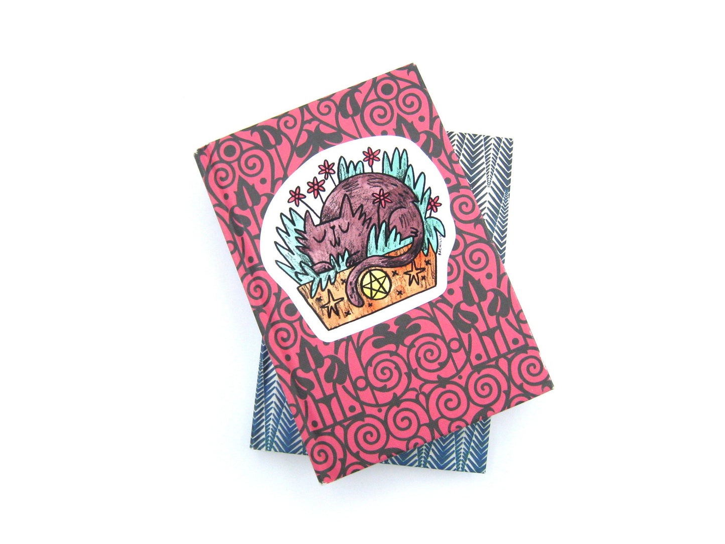 Pentacle Cat Tarot Sticker
