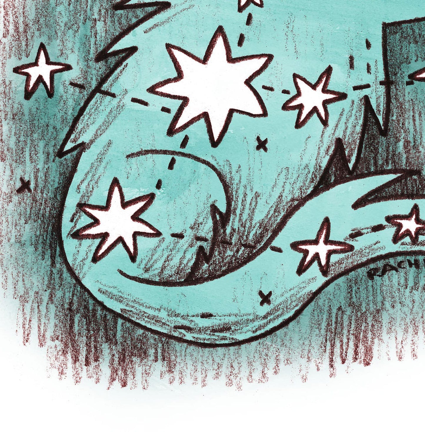 Wolf Star Sticker
