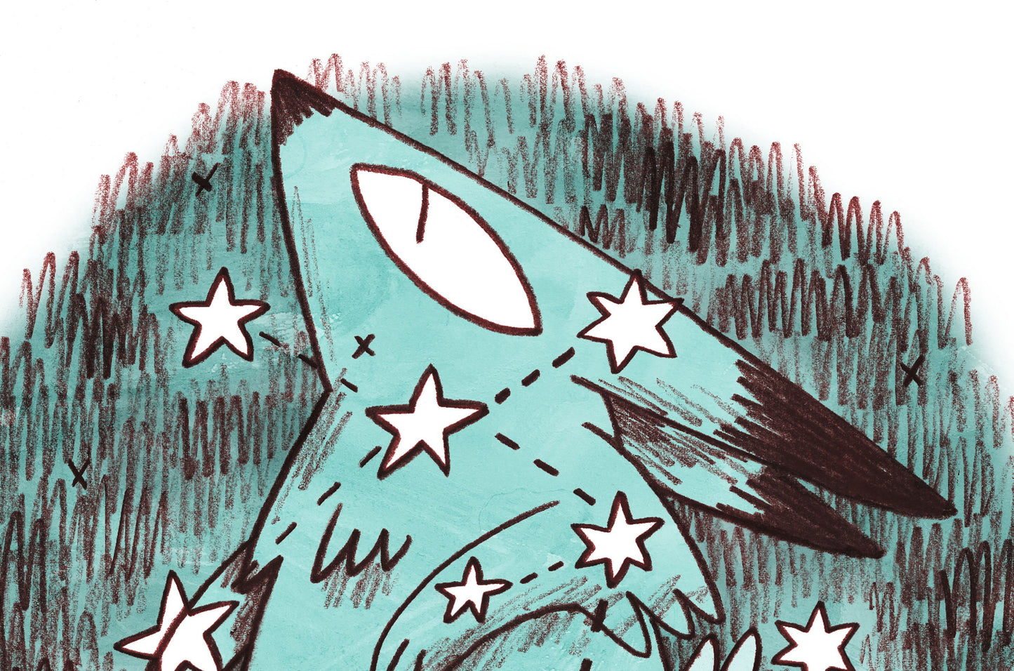 Rabbit Star Sticker