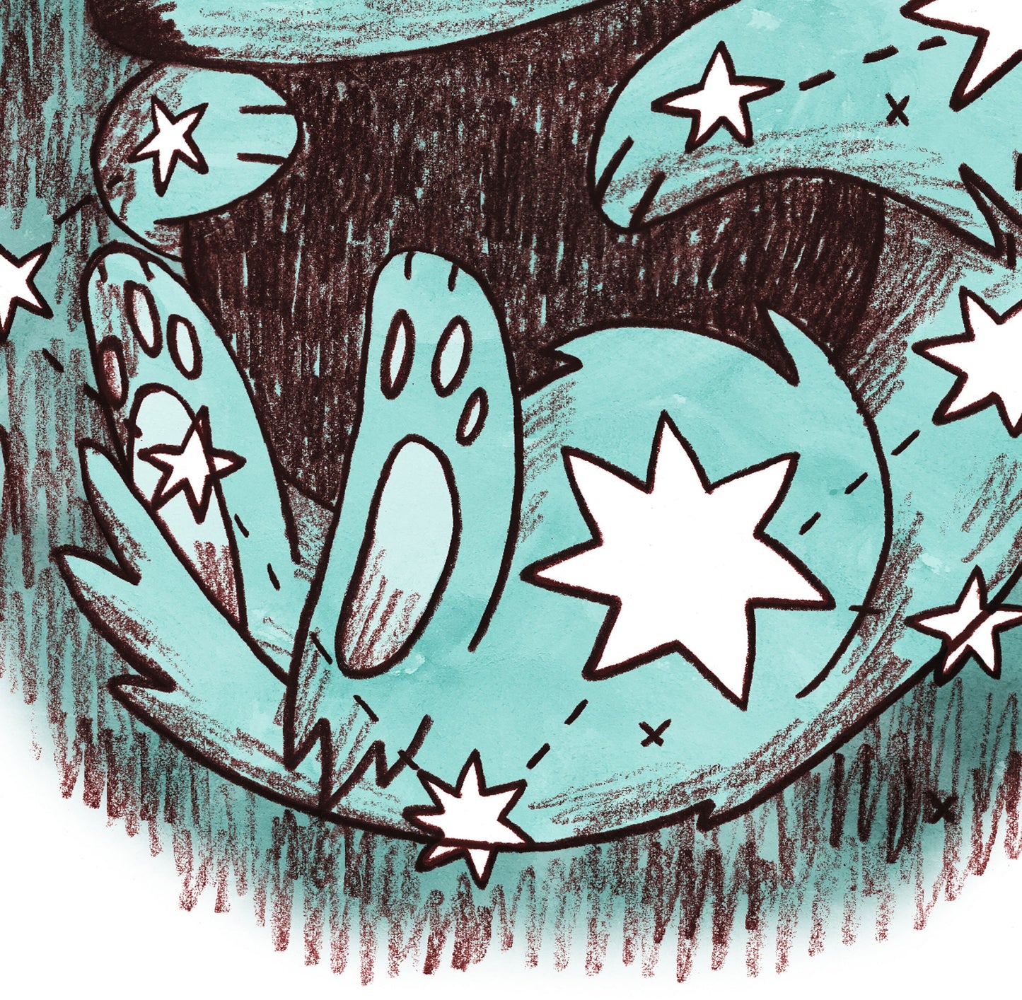 Bear Star Sticker