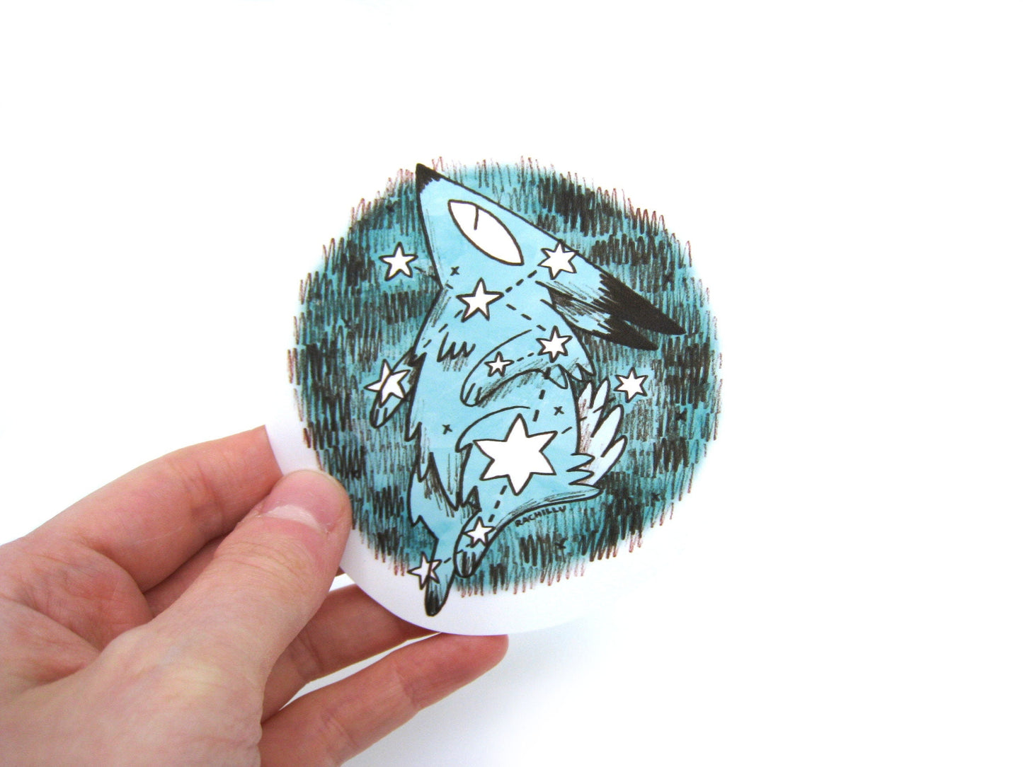 Rabbit Star Sticker