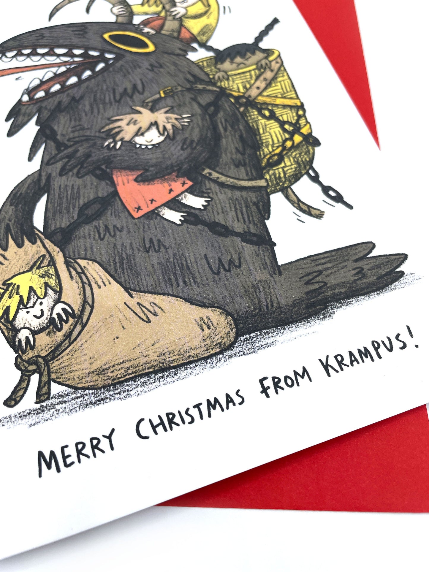 Krampus Christmas Card