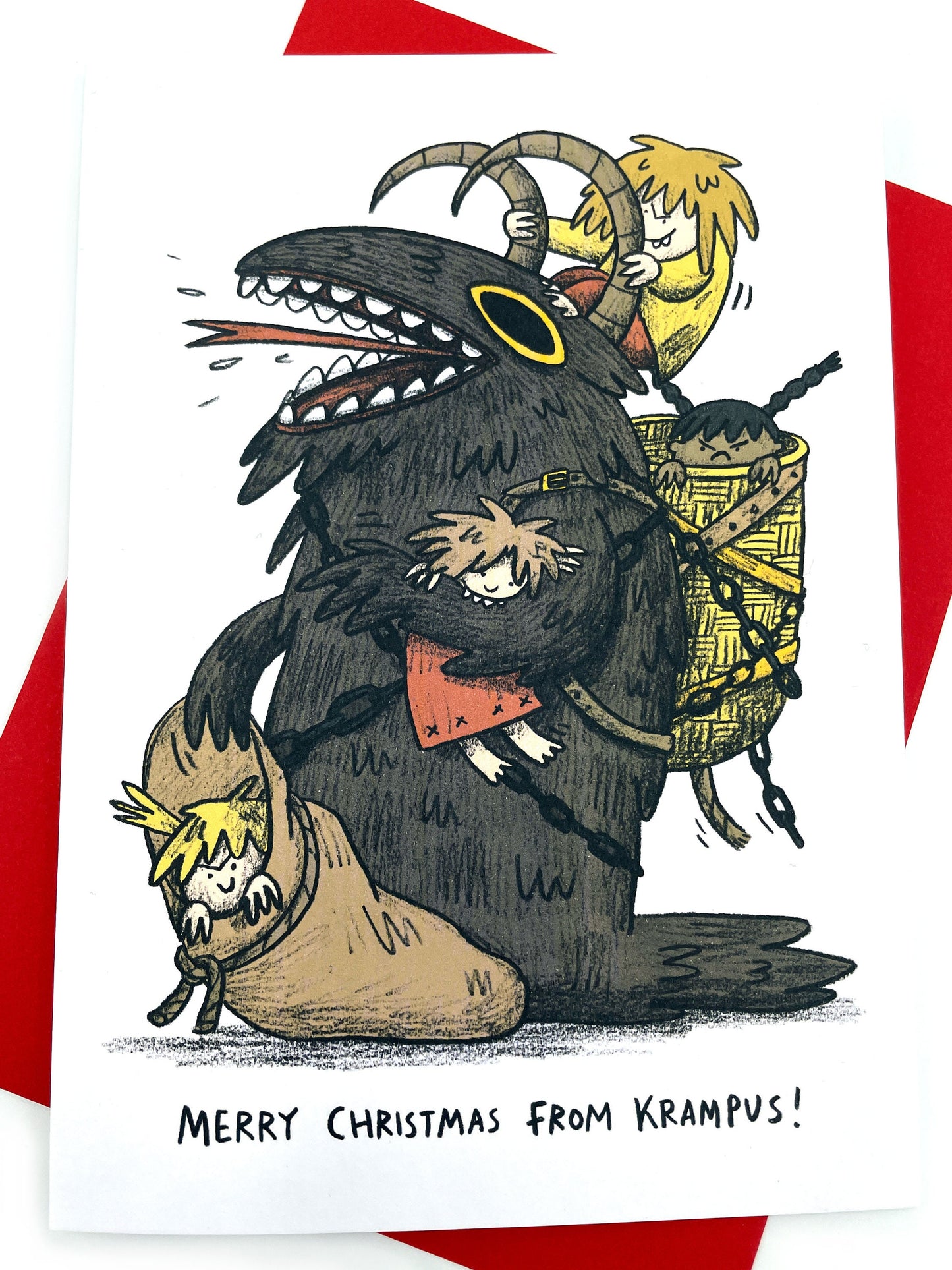 Krampus Christmas Card