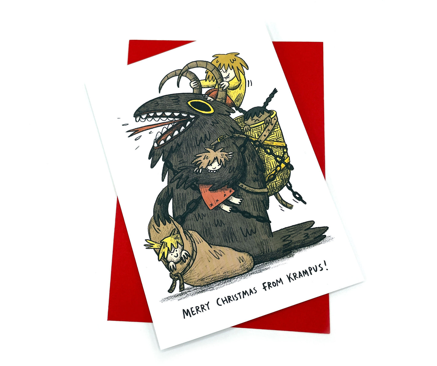 Krampus Christmas Card