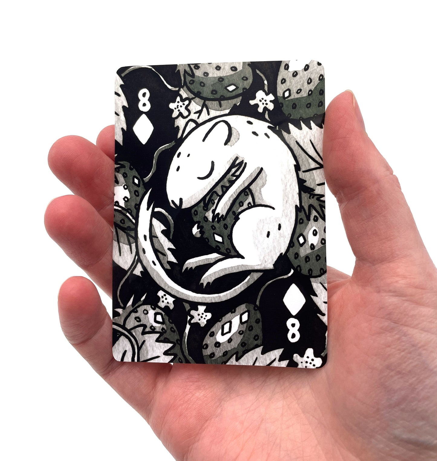 Poker Card Mouse Sticker