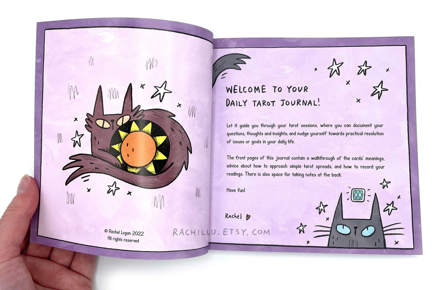 Mini Cat Tarot Daily Journal