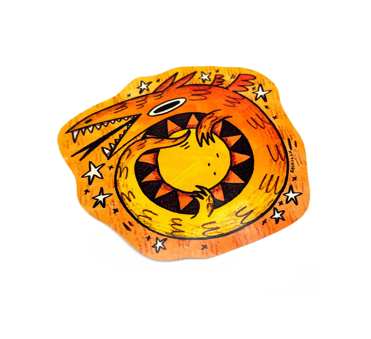 Sun Dragon Sticker