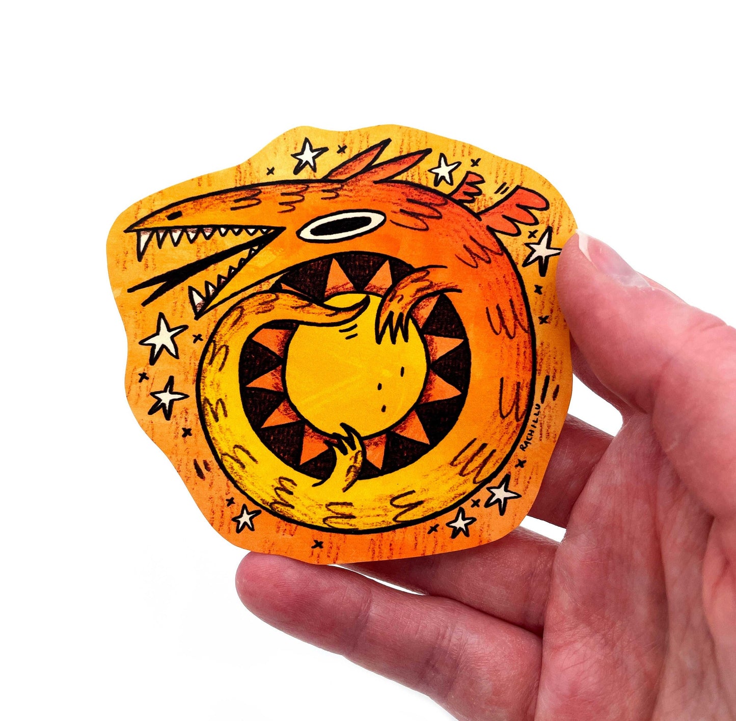 Sun Dragon Sticker