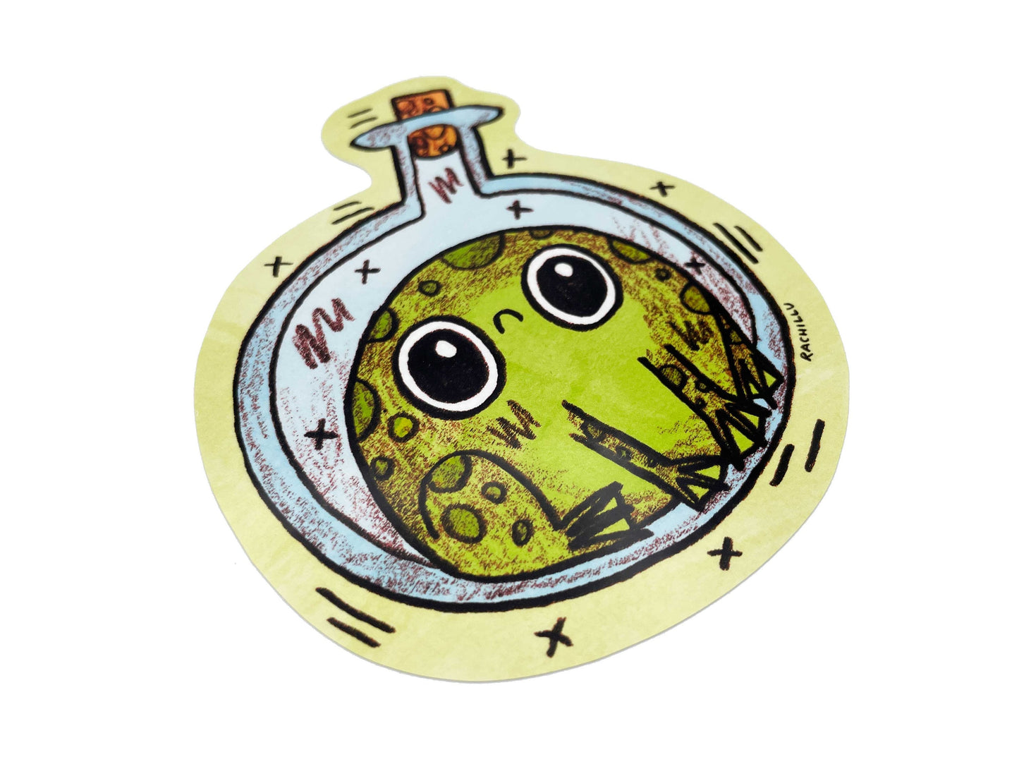 Sad Frog Sticker