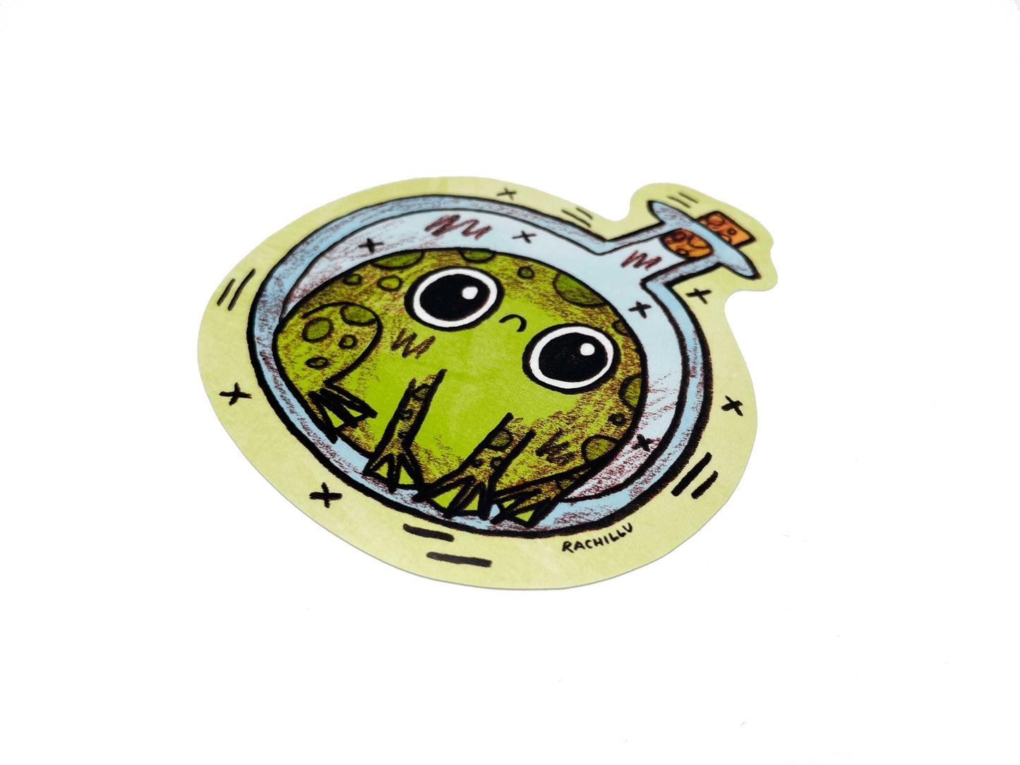 Sad Frog Sticker
