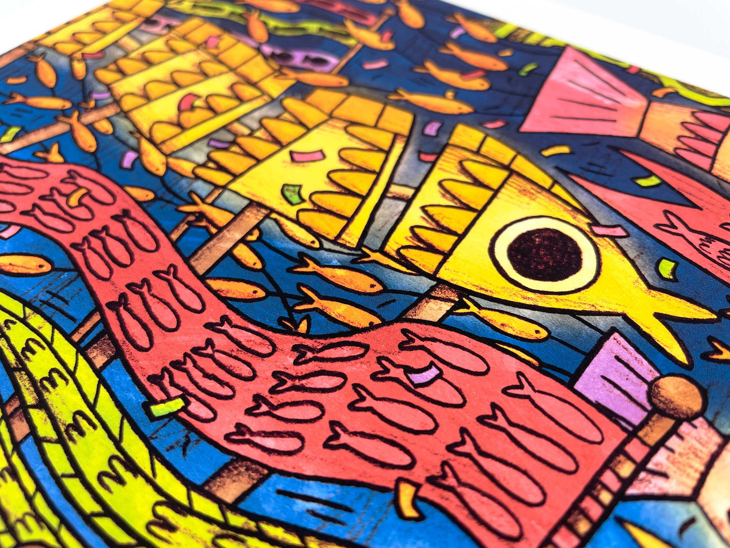 Fish Festival art print