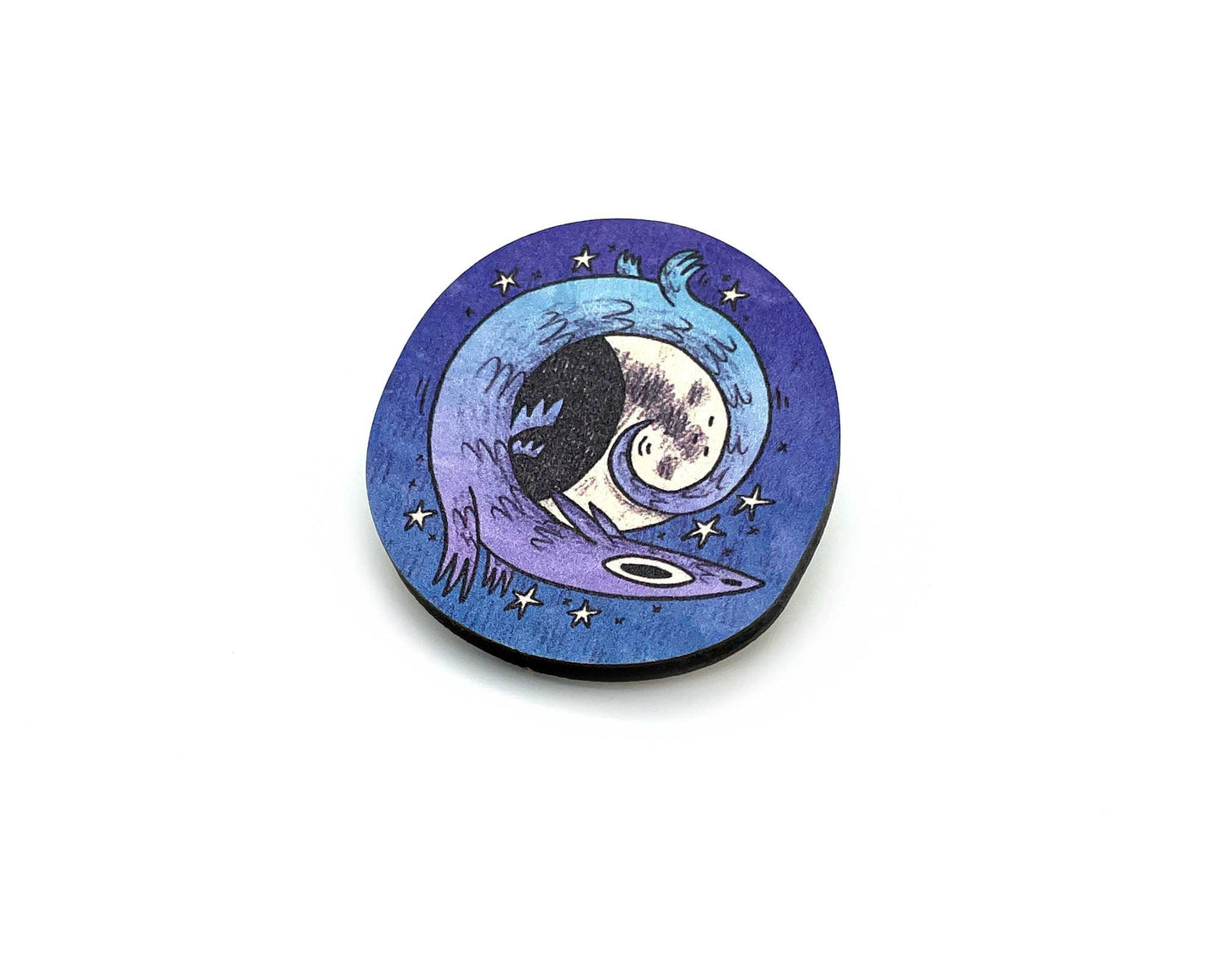 Sun and Moon Dragons Pin Badge Set