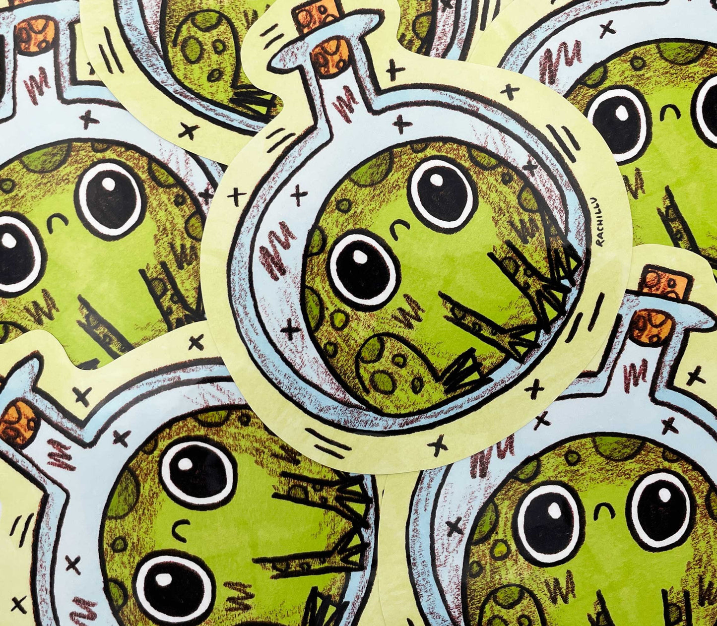 Sad Frog Sticker