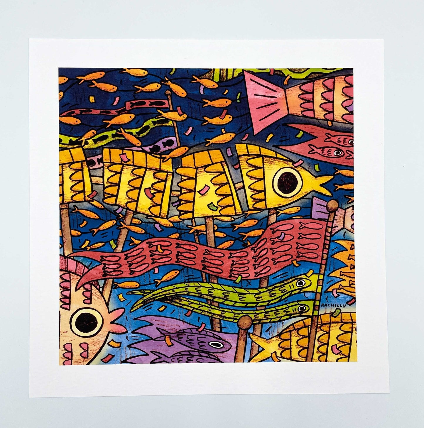 Fish Festival art print
