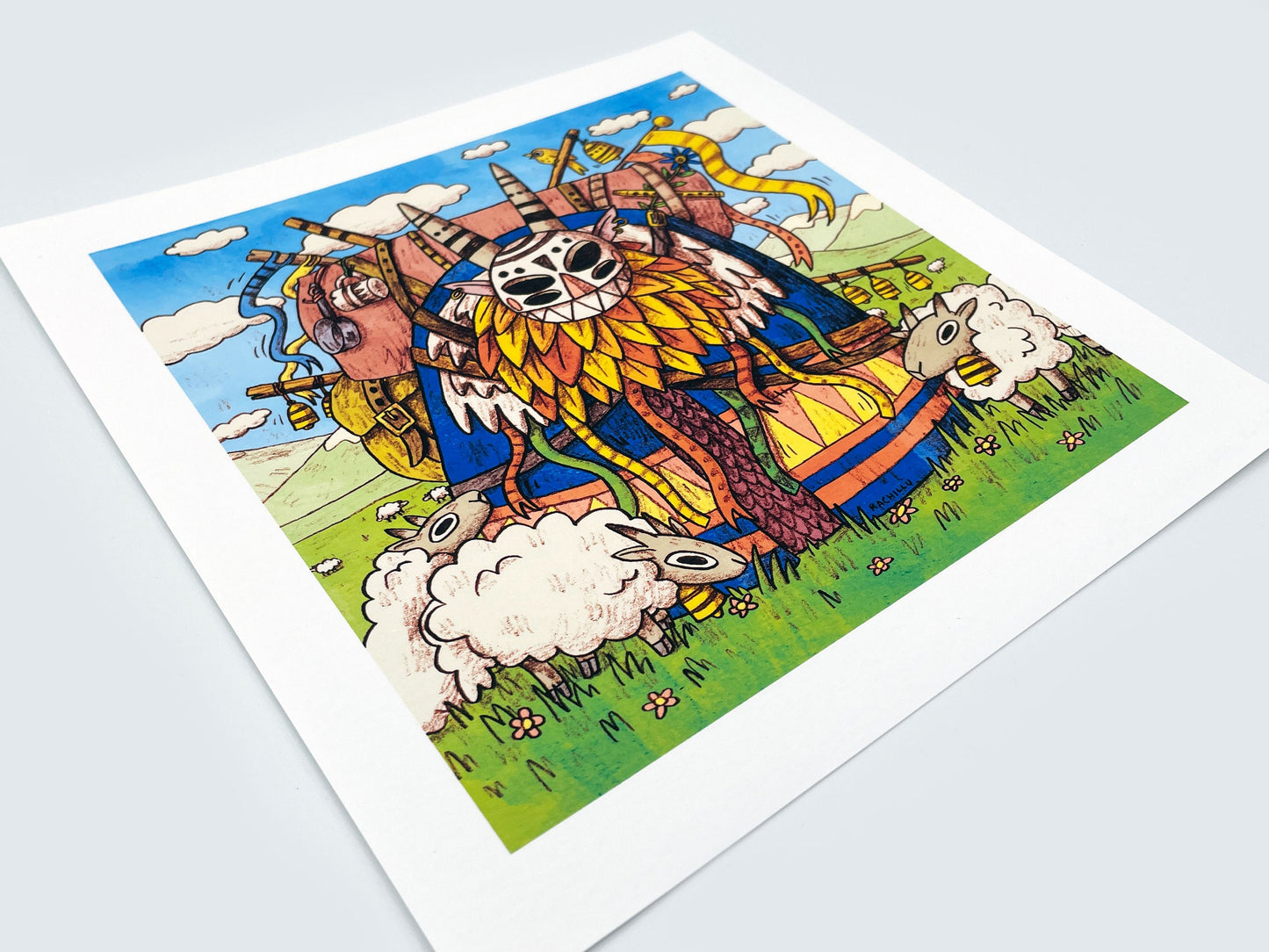 Wild and Woolly art print