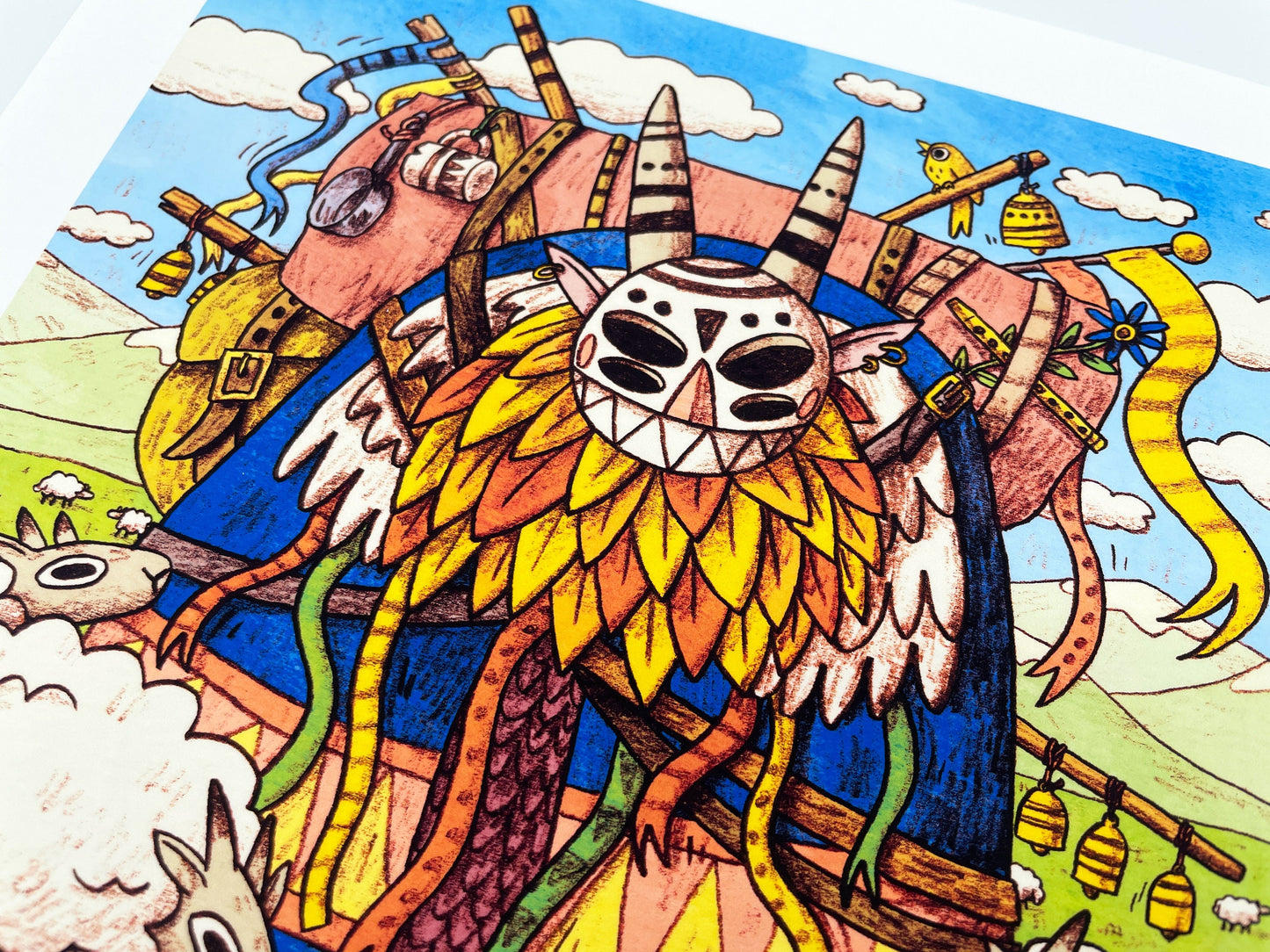 Wild and Woolly art print