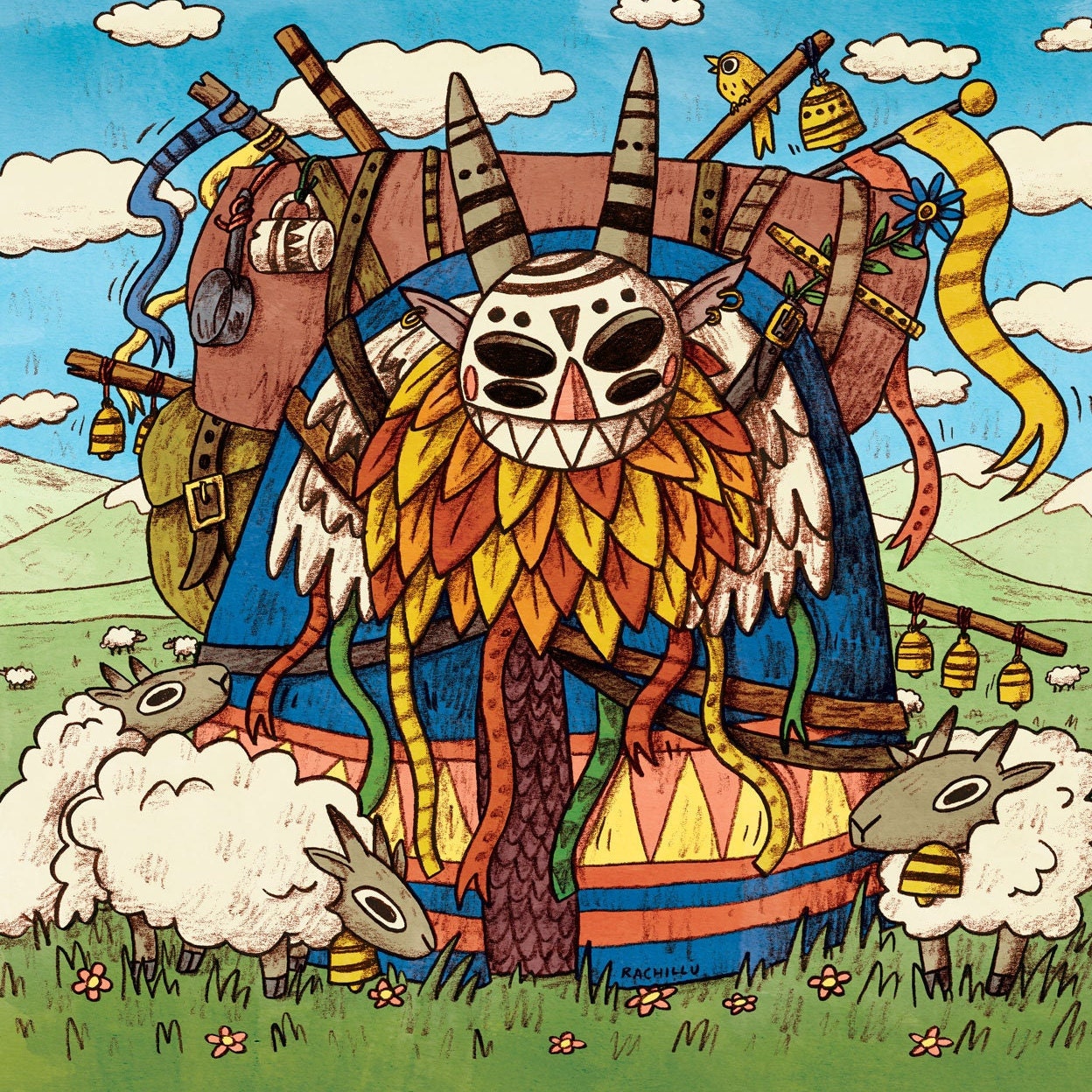 Wild and Woolly art print