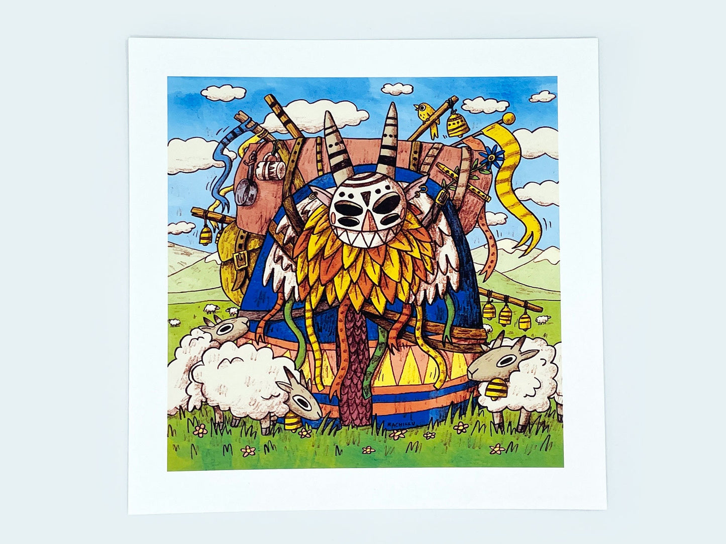 Wild and Woolly art print