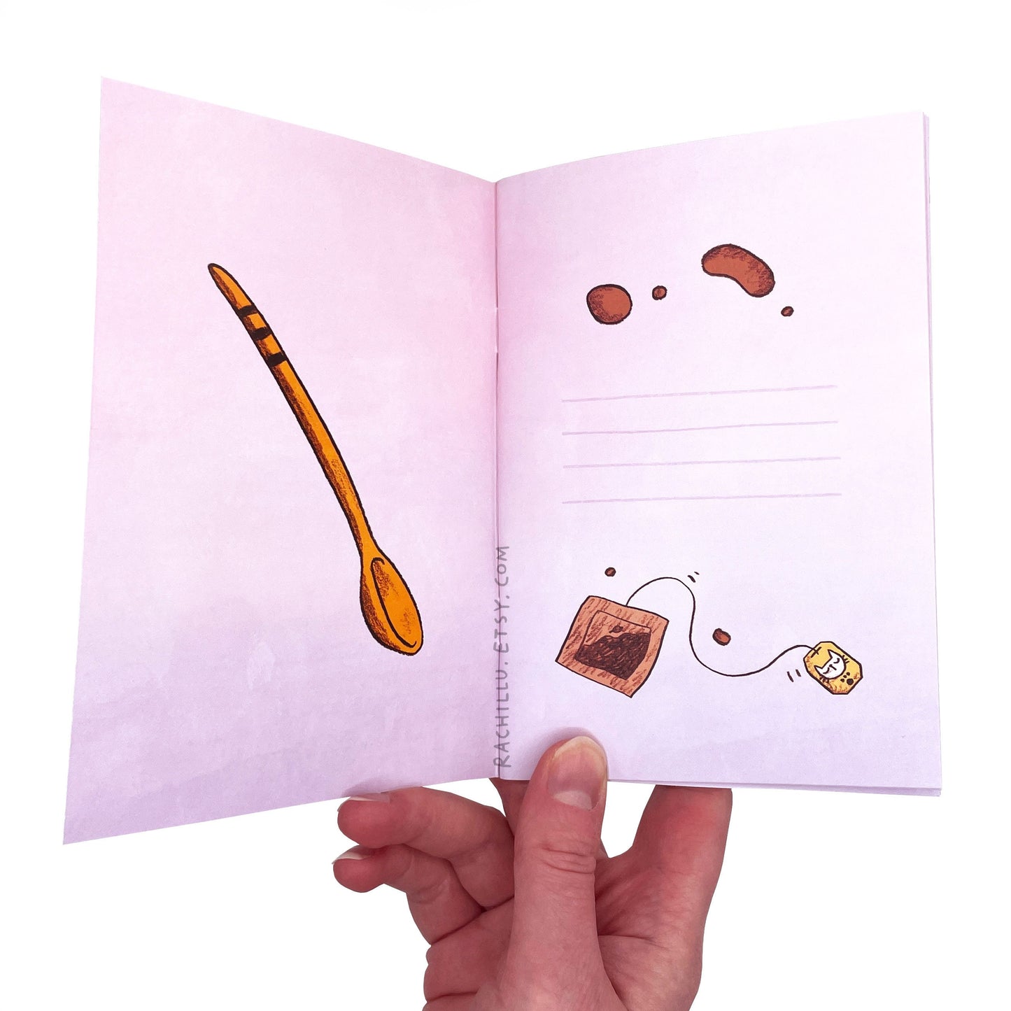 Small Cats and Tea Notebook