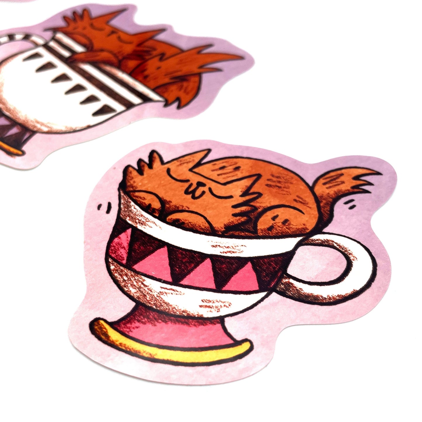 Teacup Cats Sticker Set