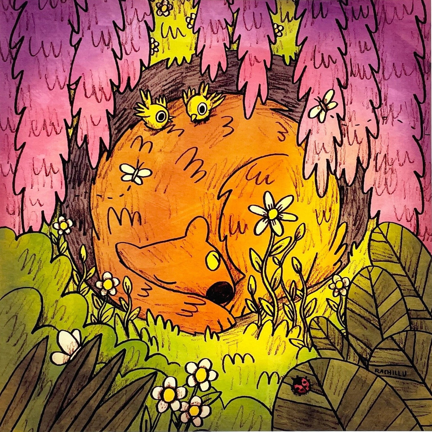 Spring Bear art print