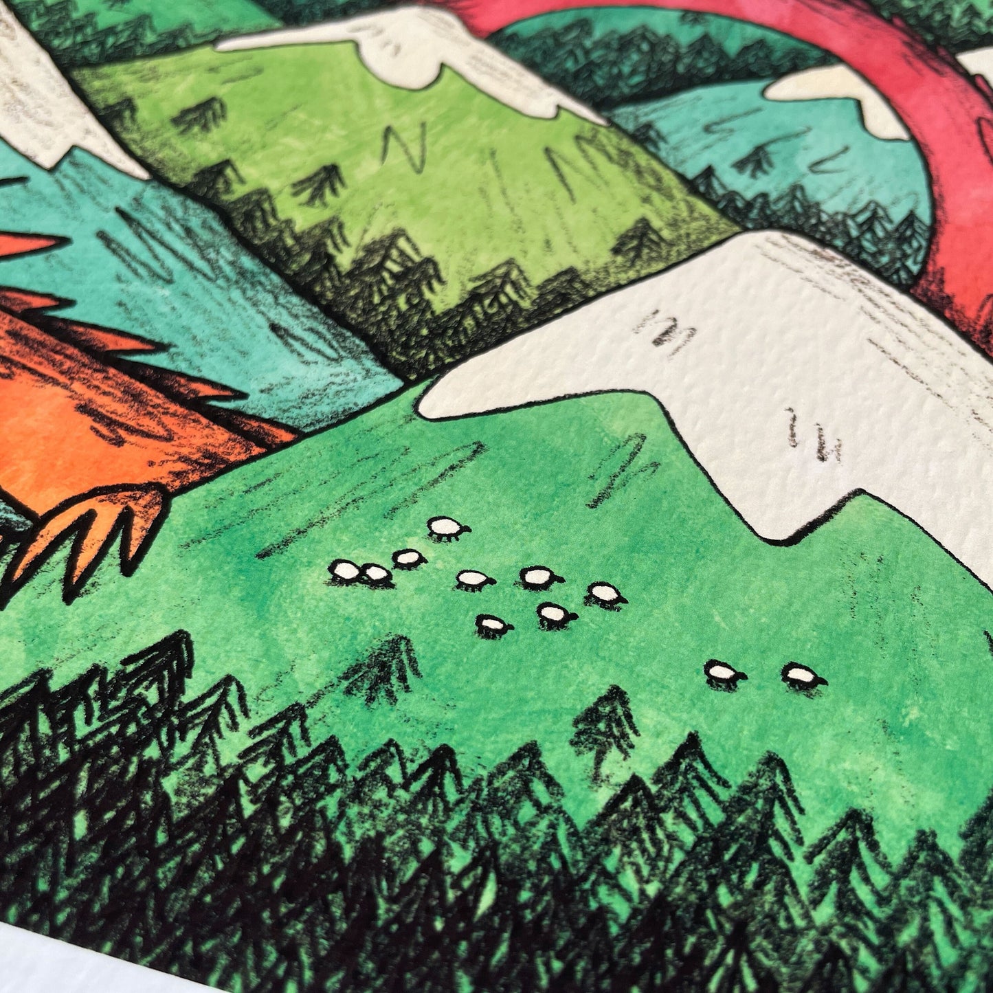 Mountain Dragon art print
