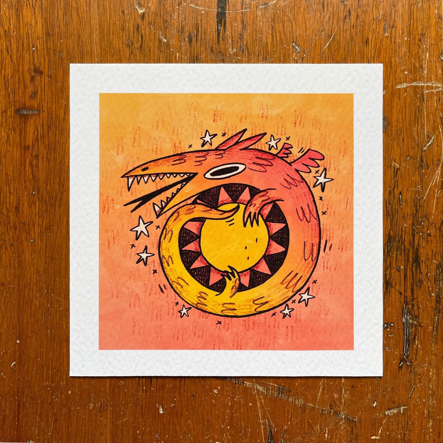 Sun Dragon art print
