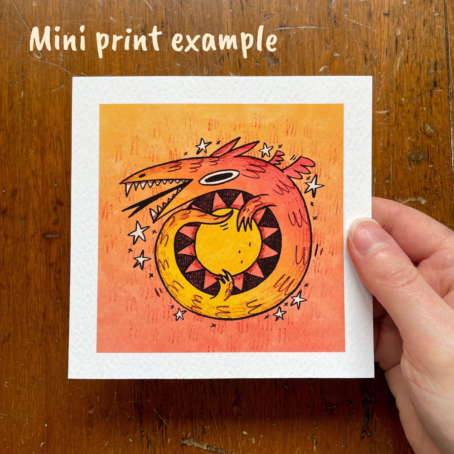 Sun Dragon art print