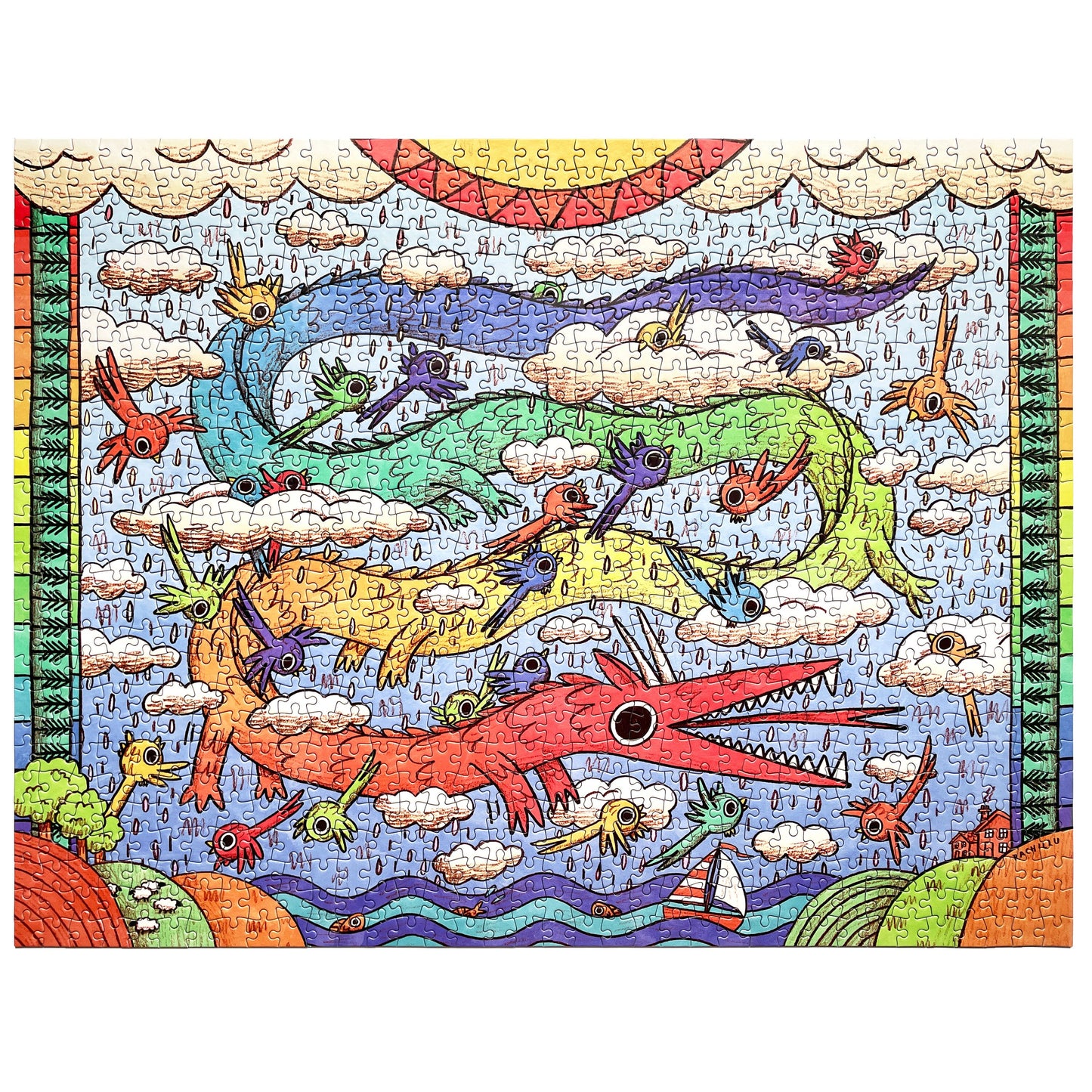 Two Dragon Jigsaws