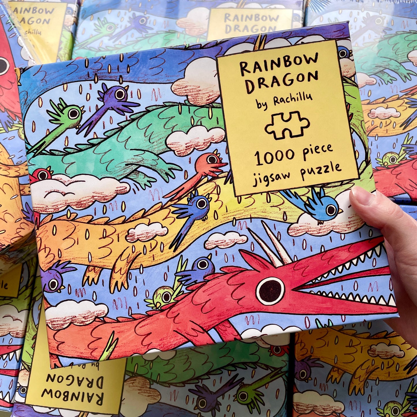 Rainbow Dragon 1000 Piece Jigsaw Puzzle