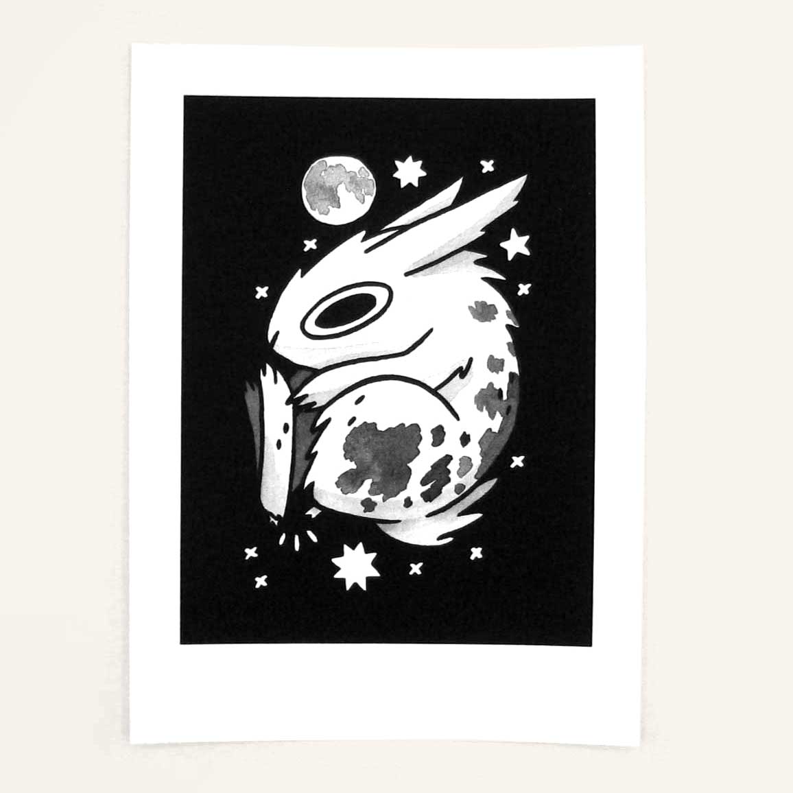 Lucky Rabbit Art Print