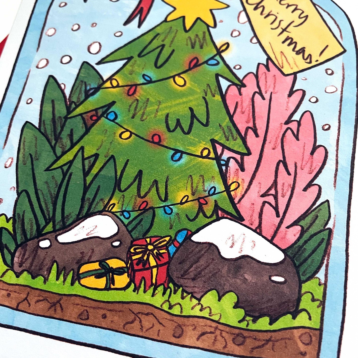 Terrarium Christmas Card