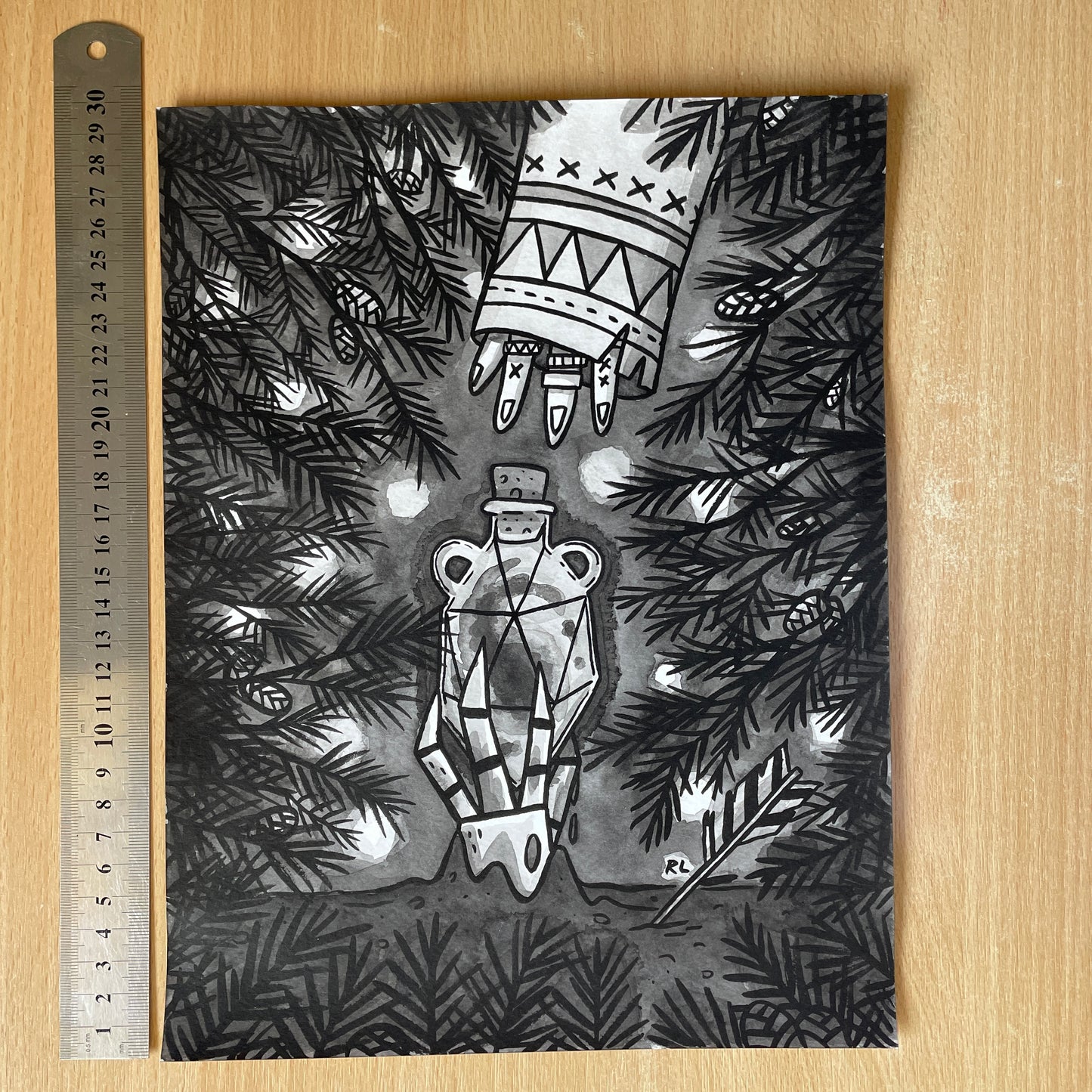 CLEARANCE original ink illustrations