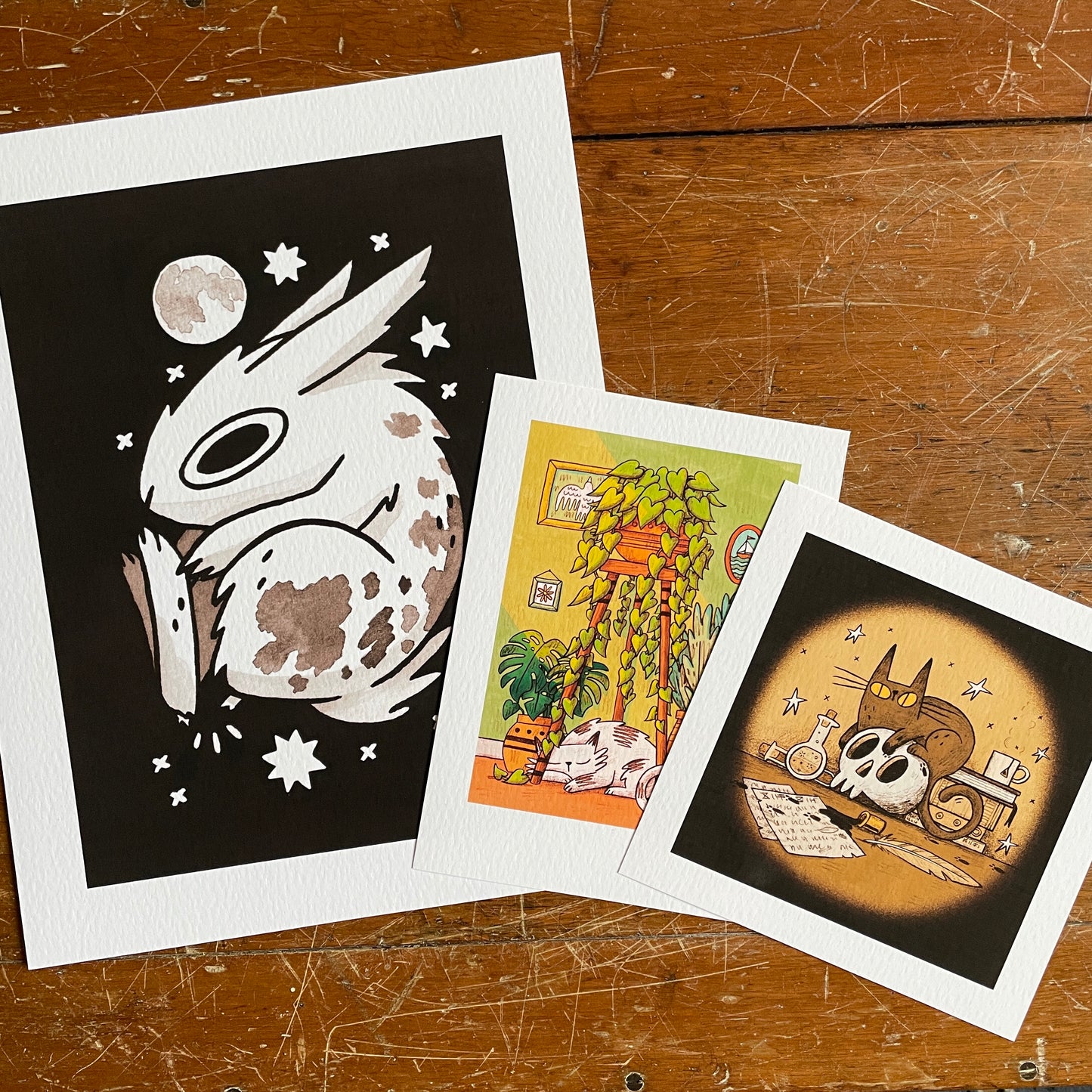 Set of three seconds quality prints