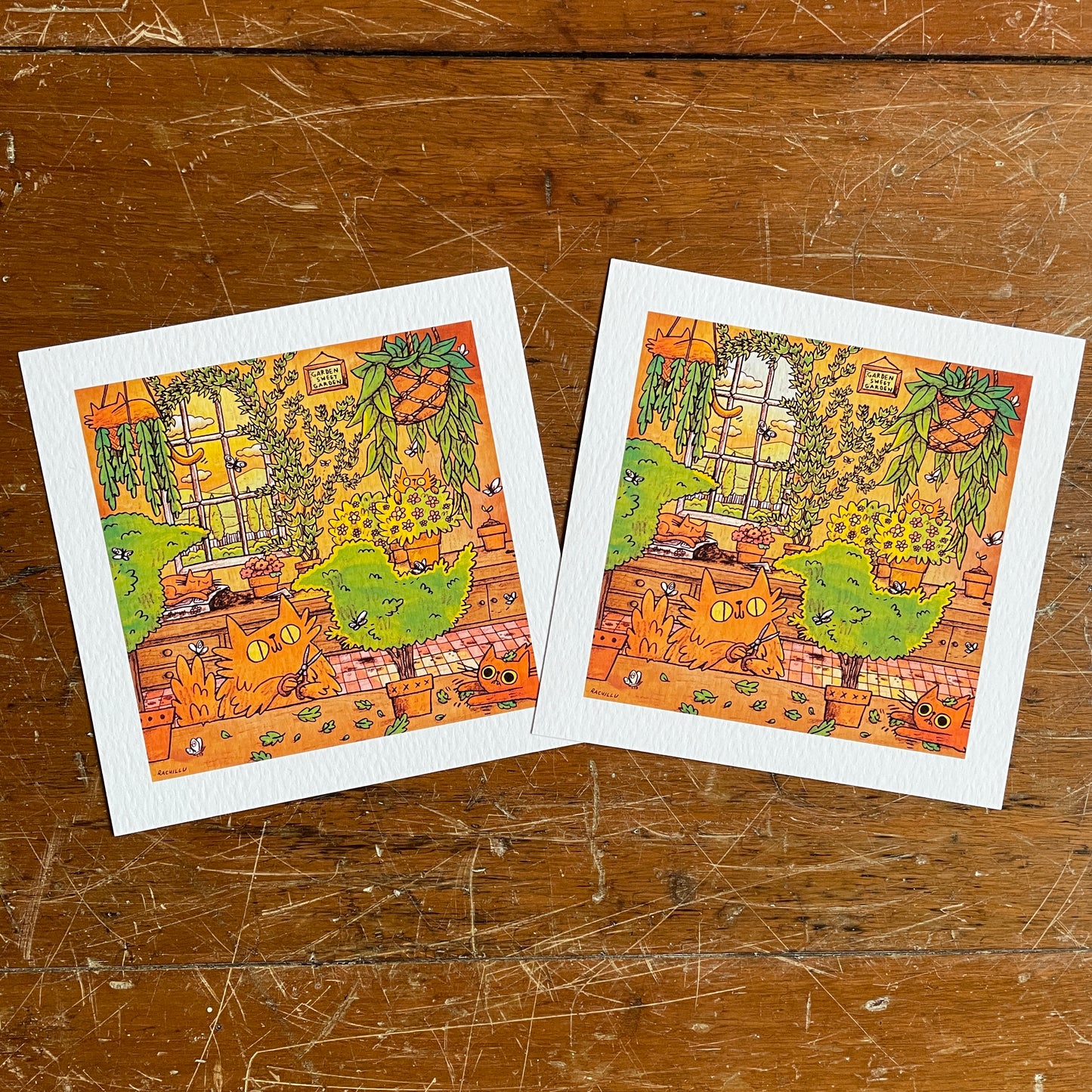 Set of four seconds quality art prints