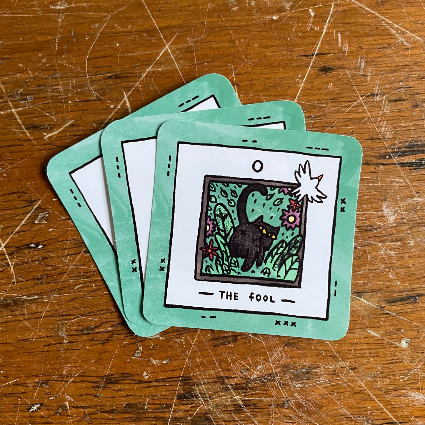 3 card tarot reading - sticker pack