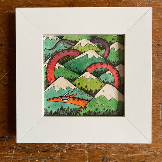 Seconds framed mountain dragon