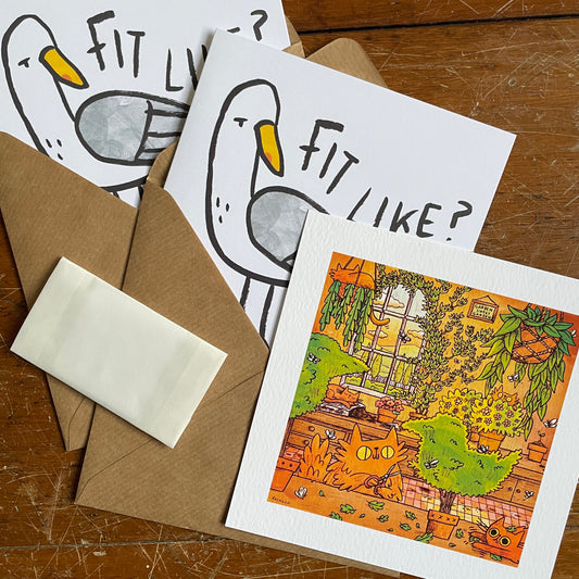 Cards, stickers and prints lucky dips