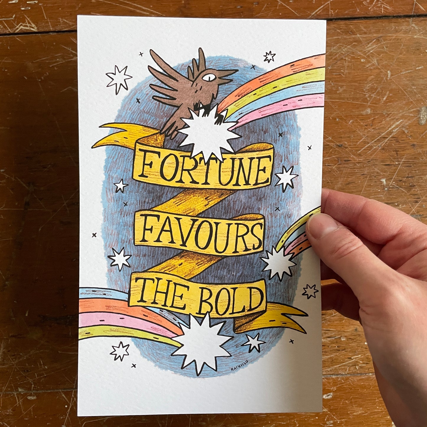 Cards, stickers and prints lucky dips