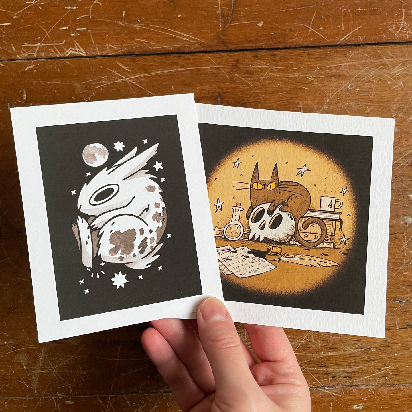 Cards, stickers and prints lucky dips