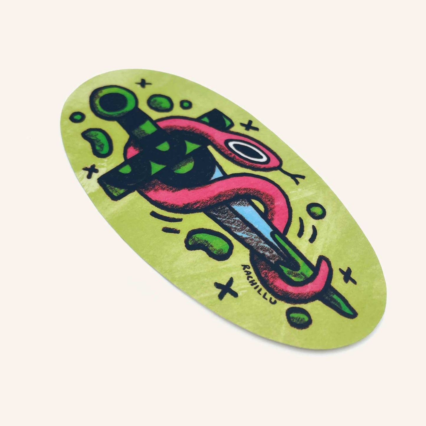 Dagger Snake Sticker